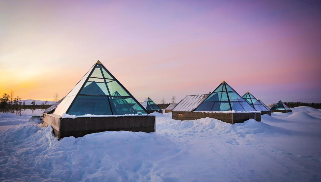Aurora Pyramid Glass Igloos Köngäs Extérieur photo